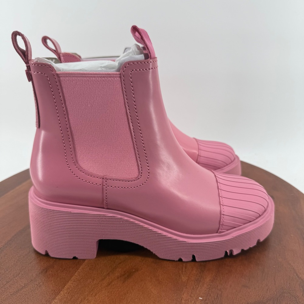 Camper Milah Ankle Boots Pink Leather Platform Lug Sole K400704-003 Women 7